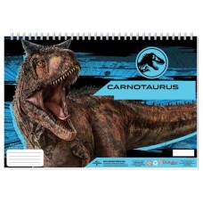 ΜΠΛΟΚ ΖΩΓΡΑΦ JURASSIC 23X33 40ΦΥΛ ΑΥΤΟΚ-ΣΤΕΝΣΙΛ- 2ΣΕΛ ΧΡ 2ΣΧ 