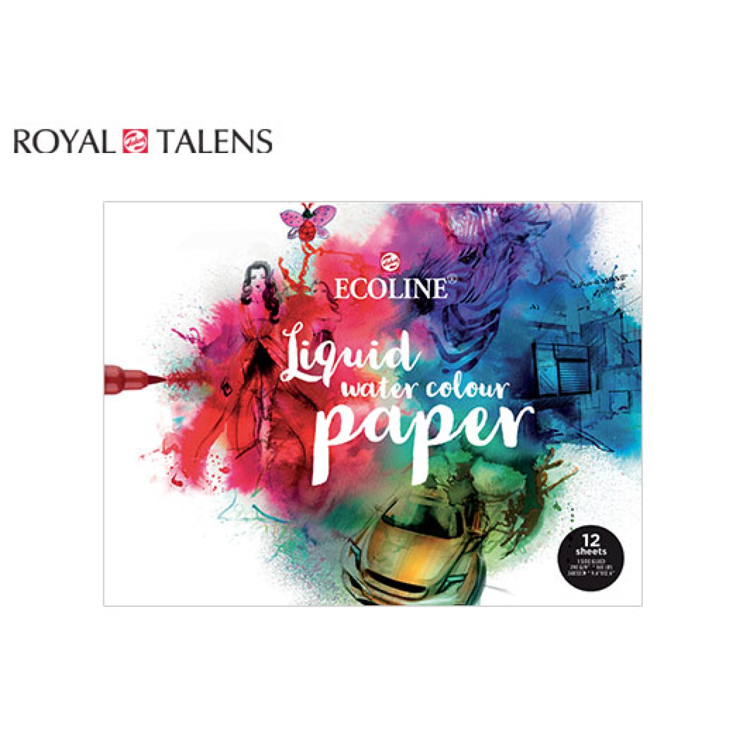 ROYAL TALENS ΜΠΛΟΚ ΑΚΟΥΑΡΕΛΑΣ 24x32cm 12Φ. 300gr ECOLINE